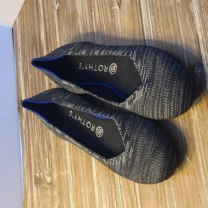 Rothy's Black and White Flats